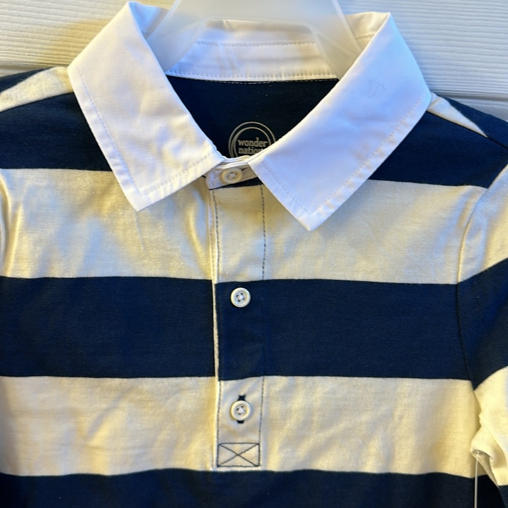 ⭐️ NWT Long sleeve rugby polo style pointed collar dress - Picture 6 of 6